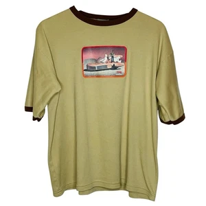 Vintage 90s Drawls Skateboard Ringer Shirt Landspeeders Star Wars Skater USA - Picture 1 of 5