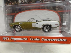 Greenlight 1971 Plymouth 'Cuda Convertible GOLD '71 mit RR Barrett-Jackson - Bild 1 von 4