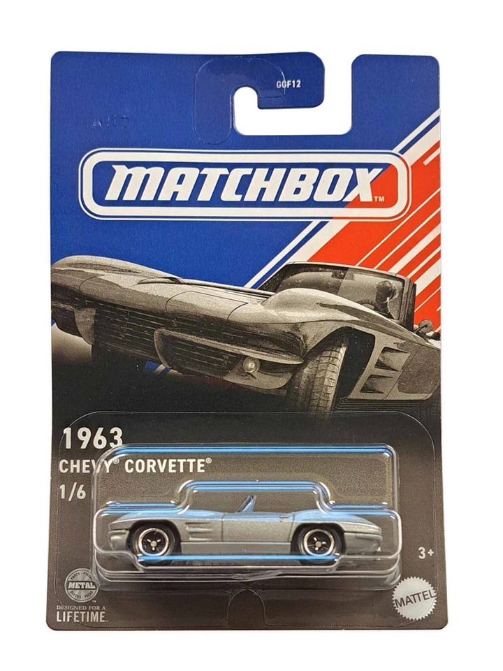 MATCHBOX AMERICAN CONVERTIBLES 1963 CHEVY CORVETTE 1/6 HVR95 - Image 1 of 1