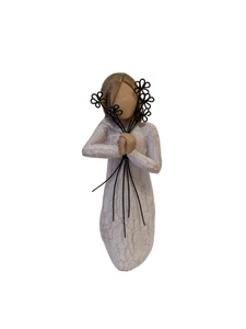 Figura Willow Tree Amistad Demdaco Susan Lordi 2004 Niña con Flores - Imagen 1 de 5