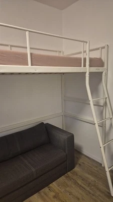 140x200 für IKEA Loft Bed + IKEA Sofa Bed + Bedside Table €160 White - Bild 1 von 2