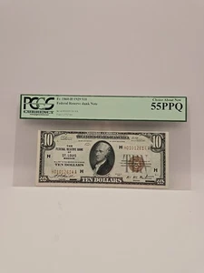 Fr. 1860-H 1929 $10 St. Louis Federal Reserve Bank Note PCGS 55 PPQ - Picture 1 of 2