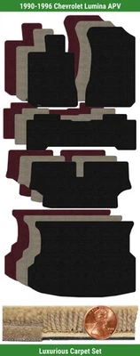 Juego de alfombrillas de lujo personalizadas para Chevrolet Lumina 1990-1996 APV (5 piezas) #ENZ Foto 1 de 4