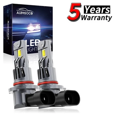 For Dodge Monaco 1990-1992 LED Headlight High Beam Bulbs 9005 Super Bright 6500K - Image 1 of 4