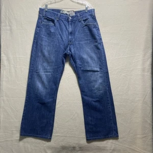 Vintage GAP Jeans Mens 36x34 Blue Denim Relaxed Boot Fit Bootcut Western Y2K - Picture 1 of 11