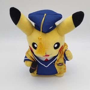 Pokemon Center Original Graduate Pikachu Poke Plush 8 In. Graduation Celebration - Picture 1 of 11