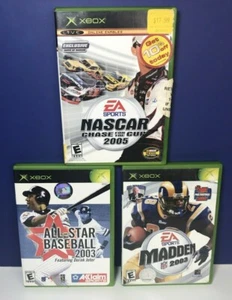 Lote de 3 juegos: All-Star Baseball, Madden 2003 y Nascar 2005 Microsoft XBOX - Imagen 1 de 7