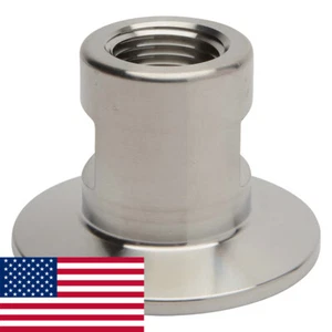 KF-40 NW-40 1/2" NPT (FEMMINA) Adattatore Raccordo Aspirazione SS304 LoCo SCIENCE!! - Foto 1 di 5