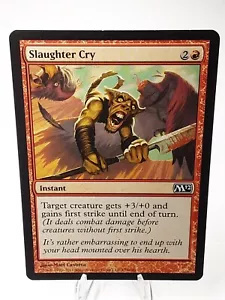 MTG - M12 - Slaughter Cry - #155 - Lightly Played - Picture 1 of 6