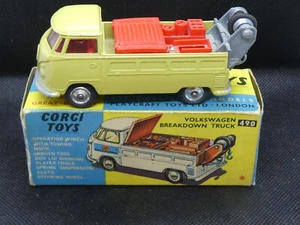 Corgi Toys 490 VW Volkswagen Breakdown Truck Boxed - Picture 1 of 16