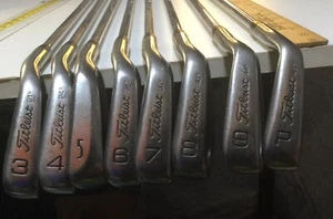 Titleist DCI Black Iron Set 3-PW 5 Irons Is A 962 Steel Shaft RH (8 Clubs) - Picture 1 of 12