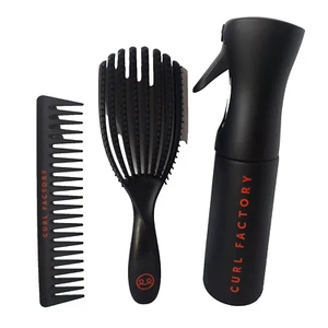 Curl Factory komplettes Entwirrset lockiges Haarbürste Kamm Nebelflasche 2a-4c - Bild 1 von 8