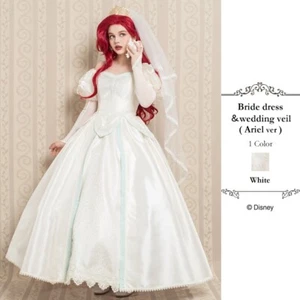 Disney Little mermaid Ariel Brid Dress Woman secret honey Japan - Picture 1 of 10