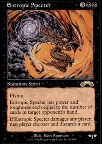 Entropic Specter ~ Heavily Played Exodus MTG Magic UltimateMTG Black Card - Image 1 of 1