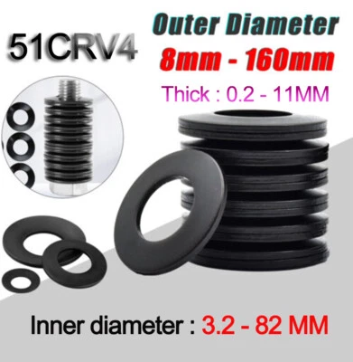 Belleville Spring Compression Washer Disc Springs ID 4.2mm-40.5mm Various Sizes