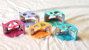 Littlest Pet Shop NOOKS blau orange 5 verschiedene ECKEN Eigentumswohnungen - Bild 1 von 13