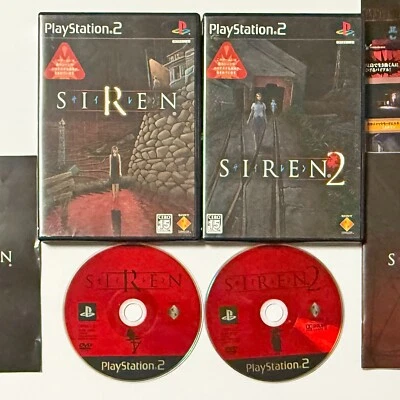 PS2 Siren 1 2 Set Lot Playstation2 Sony Action Adventure GAME JAPAN JP - Image 1 of 4