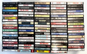 Lot of 99 Country Music Cassette Tapes Willie Nelson George Jones Dolly Parton - Picture 1 of 5