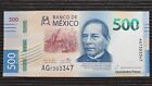Mexico 500 Pesos 2017 Sign: Manuel Ramos Francia & Alejandro Alegre Unc Banknote