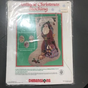 Melissa Shirley gezählter Kreuzstich antik Weihnachtsstrumpf 8375 NEU Kit - Bild 1 von 6