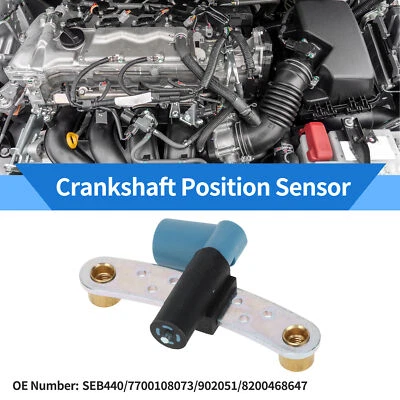 Crankshaft Position Sensor for RENAULT Megane II Saloon 2003-2008 No.7700108073 - Imagem 1 de 4