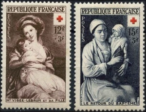 France Scott #B282-B283 (2) MH F-VF Stamps - Bild 1 von 2