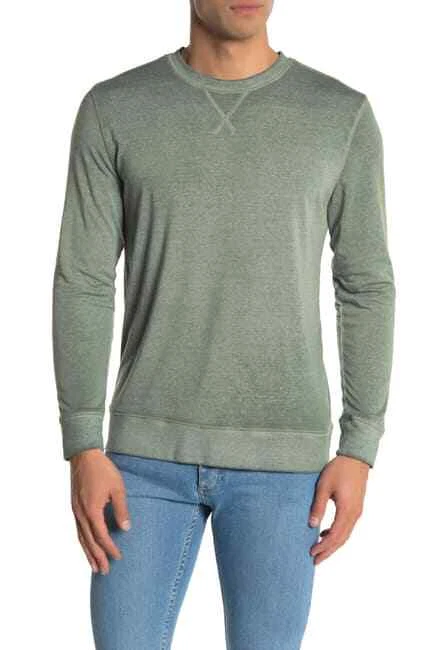 Threads 4 Thought ,Burnout Lightweight Sweatshirt, GREEN, L - Image 1 of 1