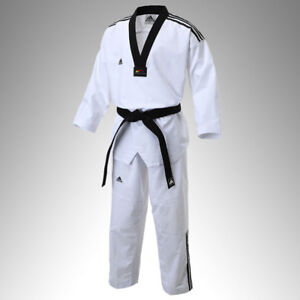Adidas New 3///fighter uniform/ADI-FIGHTER NEW 3-STRIPE Taekwondo Uniform/Gis