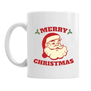 Merry Christmas {Santa} funny gift Christmas mug/xmas mug/Secret Santa - Picture 1 of 1