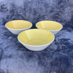 Vintage Mikasa Ben Seibel Duplex 5 1/2" Müslischalen 3er Set - Bild 1 von 10