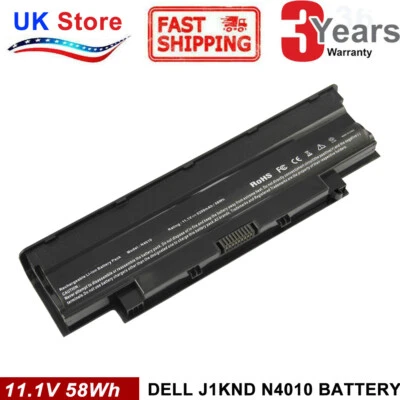 Battery Type J1KND for Dell Inspiron N7010 N7110 N4010 N4110 N5010 N5110 Laptop - Image 1 of 4