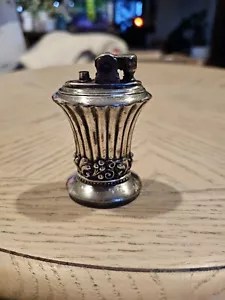 Vintage Cigarette Table Lighter Ronson Made In England - Silver - Foto 1 di 8