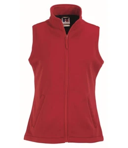 RUSSELL LADIES SOFTSHELL GILET BODYWARMER 041F FEMALE WAISTCOAT SOFT SHELL - Picture 1 of 1