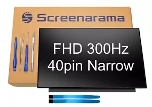 LQ156M1JW25A FHD 300Hz 40pin Narrow LED LCD Screen + Tools SCREENARAMA * FAST - Picture 1 of 8