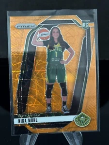 2024 Panini Prizm WNBA - Nika Muhl #146 Variation Orange Velocity Prizm (RC) - Picture 1 of 2