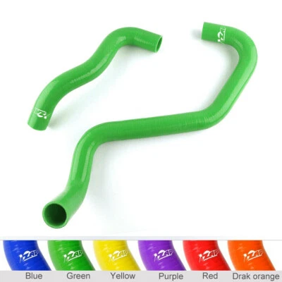 Green Silicone Coolant Radiator Hose for Ford Super Duty 7.3L Powerstroke Diesel - Image 1 of 4