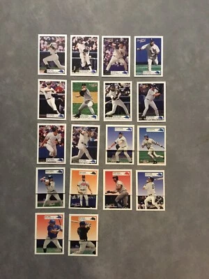 Mint 2003 Fleer Double Header 18 Card Yankees Team Set Jeter (3) Soriano Posada - Image 1 of 4