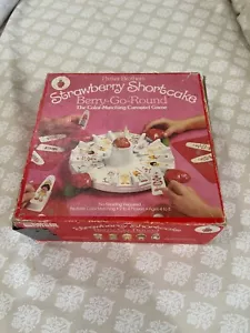 Strawberry Shortcake Berry Go Round Vintage Game Original Box Incomplete - Picture 1 of 11