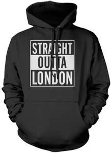 Straight Outta London - Dre Compton Geschenk England Unisex Hoodie - Bild 1 von 4