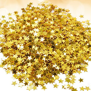 Metallic Gold Star Confetti for Sparkling Birthday Celebrations