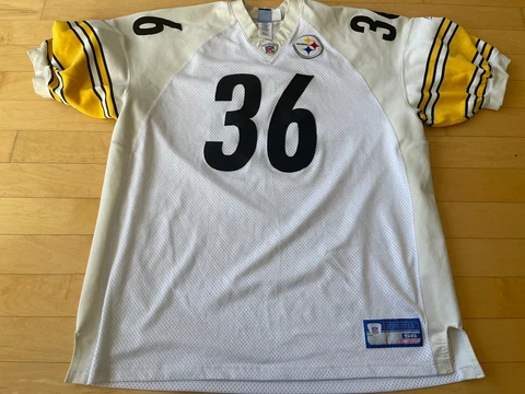100% Authentic Reebok Jerome Bettis #36 Pittsburgh Steelers Procut Jersey  SZ 56 Cover