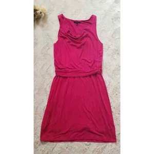 Theory Jaysa K Sulla Fuchsia Pink Blouson A Line Sleeveless Dress Size P - Picture 1 of 12
