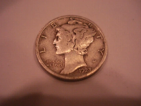1923-MERCURY DIME-F-941 Cover