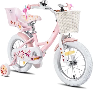 Unicorn Bike 12/14/16/18 Pollici per Bambine Dai 2 Ai 9 Anni, Bici per Bambini C - Foto 1 di 12
