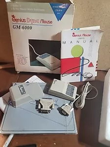 Genius Mouse Model GM-6000 Three Button Vintage - Picture 1 of 13