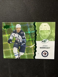 23-24 UD ICE Hockey Green Parallel 15 Josh Morrissey - Picture 1 of 2