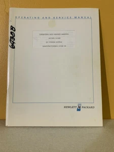 HP Model 6438B DC Power Supply (6B) Operating and Service Manual - Picture 1 of 2