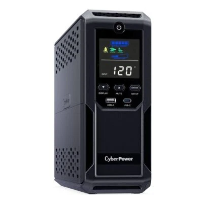 CyberPower CP1500AVRLCD3 6+6 Outlets Intelligent LCD UPS System 1500 900W 1500J - Image 1 of 4