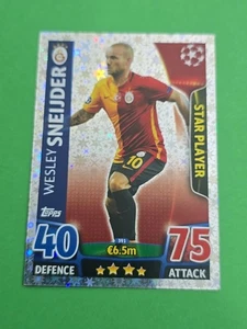 CARD TOPPS CHAMPIONS 2015/16 GALATASARAY N°391 SNEIJDER CARTA 2016 ENG ⚽️ - Picture 1 of 2