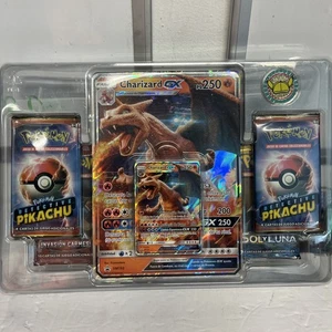 Pokemon Detective Pikachu Charizard GX Special Case File Factory RARE SPANISH - Bild 1 von 6